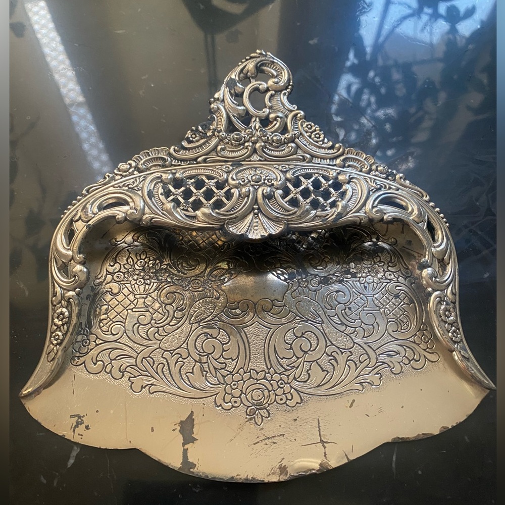 VINTAGE- JAPANESE- ornate crumb pan